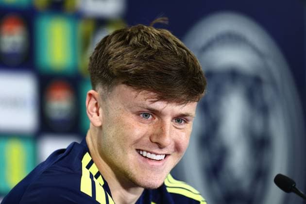 Ben Gannon-Doak of Scotland Scotland press conference, PK, Pressekonferenz 2026 FIFA World Cup, WM, Weltmeisterschaft, Fussball Football, Atrium Health Performance Park, Charlotte, USA - 15 Jun 2026Charlotte Atrium Health Performance Park United States of America EDITORIAL USE ONLY No use with unauthorised audio, video, data, fixture lists, club league logos or live services. Online in-match use limited to 120 images, no video emulation. No use in betting, games or single club league player publications.  Copyright: xMichaelxZemanek Shutterstockx 16924171ai