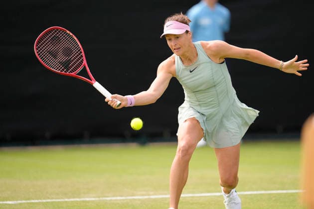 Lexus Nottingham Open - Day One Tatjana Maria of Germany in action during her Round of 32 match at the 2026 Lexus Nottingham Open Women s tennis tournament at the Nottingham Tennis Centre in Nottingham, England, on June 15, 2026. Nottingham United Kingdom  Copyright: xOwenxHammondx originalFilename:hammond-2026lexu260615_npkuA.jpg