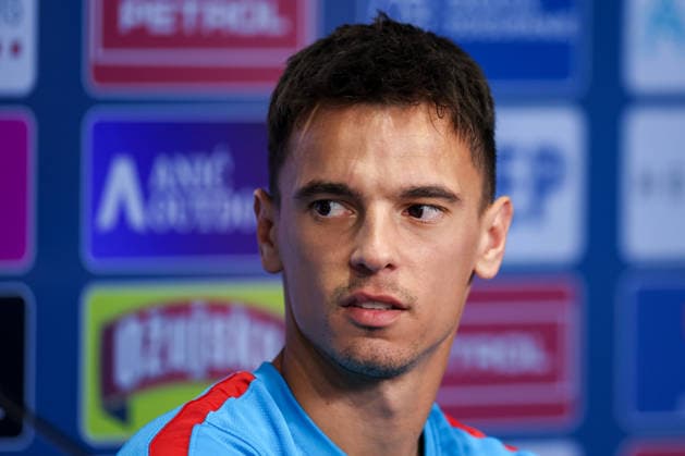 Croatia Training And press conference, PK, Pressekonferenz - FIFA World Cup, WM, Weltmeisterschaft, Fussball 2026 Nikola Moro of Croatia speaks to the media during a press conference of Croatia National Football Team at training centre at Episcopal High School on June 15, 2026 in Alexandria, Virginia.  IgorxKralj PIXSELL