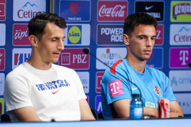 Croatia Training And press conference, PK, Pressekonferenz - FIFA World Cup, WM, Weltmeisterschaft, Fussball 2026 Nikola Moro of Croatia speaks to the media during a press conference of Croatia National Football Team at training centre at Episcopal High School on June 15, 2026 in Alexandria, Virginia.  IgorxKralj PIXSELL