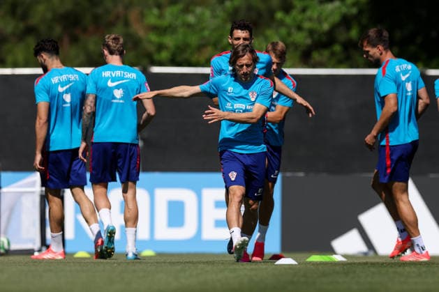 Croatia Training And press conference, PK, Pressekonferenz - FIFA World Cup, WM, Weltmeisterschaft, Fussball 2026 Luka Modric of Croatia during the training session at training centre at Episcopal High School on June 15, 2026 in Alexandria, Virginia.  IgorxKralj PIXSELL