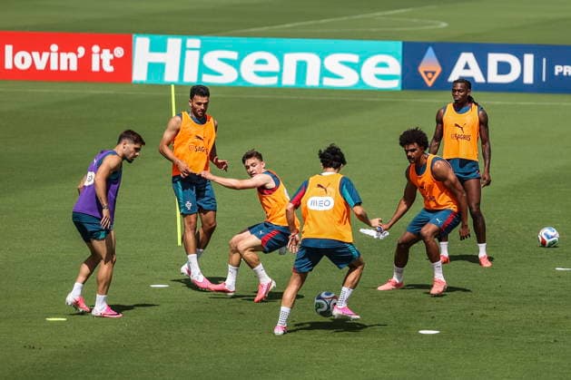 FIFA World Cup, WM, Weltmeisterschaft, Fussball 2026 - Portugal training session Portugal s players during a training session of Portugal s national team, Nationalteam at Garden District Park in Palm Beach, Florida, USA, 15 June 2026. Palm Beach Florida United States  Copyright: xMIGUELxA.xLOPESx