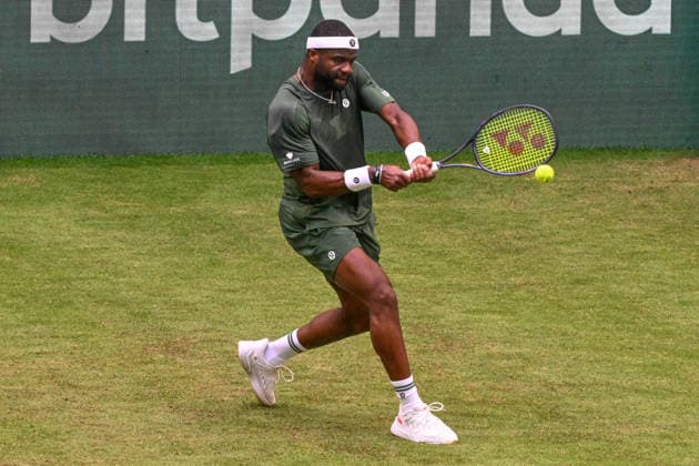 Frances TIAFOE USA 06 15 2026 ¢ Tennis ¢ TERRA WORTMANN OPEN ¢ ATP 500, heristo arena Halle Westfalen, TERRA WORTMANN OPEN, North Rhine-Westphalia, Germany,detected_source_language Copyright: xpepphotox xHorstxMauelshagenx pep00321, pep_20260615_hm_373890