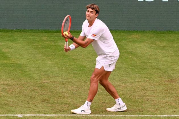 Flavio COBOLLI ITA 06 15 2026 ¢ Tennis ¢ TERRA WORTMANN OPEN ¢ ATP 500, heristo arena Halle Westfalen, TERRA WORTMANN OPEN, North Rhine-Westphalia, Germany,detected_source_language Copyright: xpepphotox xHorstxMauelshagenx pep00321, pep_20260615_hm_374178