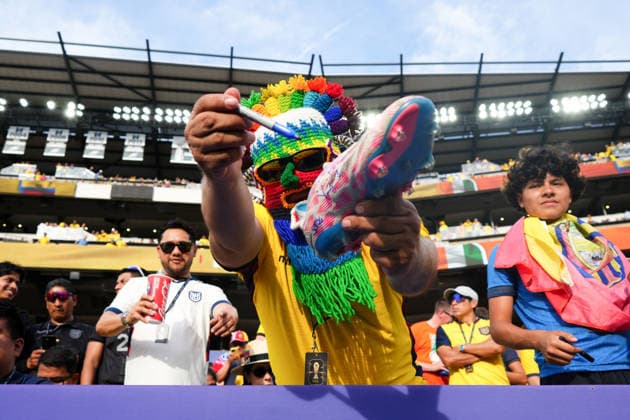 June 14, 2026: Fans of Ecuador prior to a World Cup match between CoÂ te d Ivoire and Ecuador at Philadelphia Stadium in Philadelphia, Pennsylvania. CSM Philadelphia United States of America - ZUMAc04_ 20260614_zma_c04_178 Copyright: xKylexRoddenx