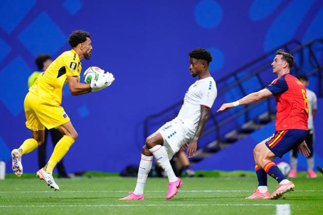Spain v Cabo Verde: Group H - FIFA World Cup, WM, Weltmeisterschaft, Fussball 2026 Vozinha of Cabo Verde in action during the FIFA World Cup 2026 Group H match between Spain and Cabo Verde at Atlanta Stadium on June 15, 2026 in Atlanta, United States. Atlanta GA United States  Copyright: xJosexBretonx originalFilename:bretonhernandez-spainvca260615_npZeW.jpg