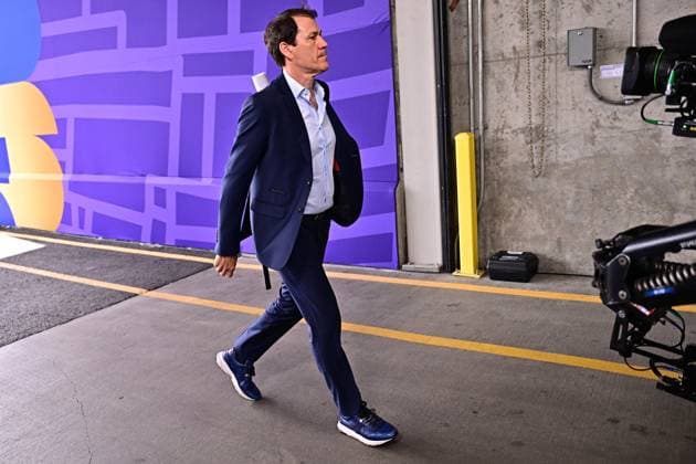 Belgium s head coach Rudi Garcia arrives for a soccer game between Belgian national team, Nationalteam Red Devils and Egypt, on Monday 15 June 2026 in Seattle, the first game in the group stage of the FIFA World Cup, WM, Weltmeisterschaft, Fussball 2026 in the United States of America. The Diables Rouges - Rode Duivels were drawn into Group G. DIRKxWAEM  x177801230x