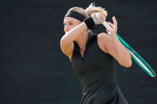 Lexus Nottingham Open - Day One Anna Blinkova in action during her Round of 32 match at the 2026 Lexus Nottingham Open Women s tennis tournament at the Nottingham Tennis Centre in Nottingham, England, on June 15, 2026. Nottingham Great Britain United Kingdom  Copyright: xOwenxHammondx originalFilename:hammond-2026lexu260615_npm3n.jpg