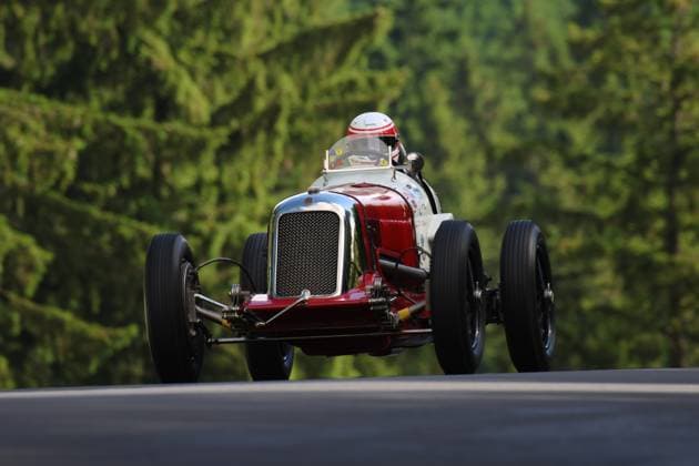 1 Maserati 8 CM, built in 1933, driver Hassler (Switzerland Germany), motorsports, racing, ADAC Nürburgring Classic, Nürburg, Pre-war, pre-war vehicles, 06 13 2026 GER, motorsports, racing, ADAC Nürburgring Classic, Nürburg, pre-war, pre-war vehicles, 06 13 2026 Nürburg,detected_source_language Copyright: xEibner-Pressefoto JuergenxAugstx EP_JAT