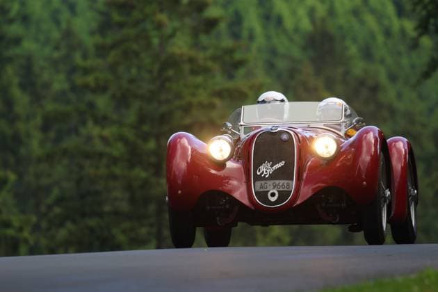 1940 Alfa Romeo 6C 2500 SS Corsa, driver Vonov (CHE GER), motorsports, racing, ADAC Nürburgring Classic, Nürburg, Pre-war, pre-war vehicles, 06 13 2026 GER, motorsports, racing, ADAC Nürburgring Classic, Nürburg, Pre-war, pre-war vehicles, 06 13 2026 Nürburg,detected_source_language Copyright: xEibner-Pressefoto JuergenxAugstx EP_JAT