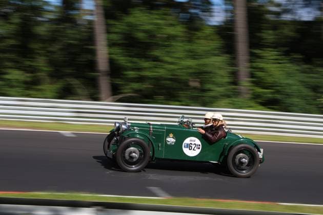 1937 MG Q Type, driver Mayer (GER), motorsports, racing, ADAC Nürburgring Classic, Nürburg, Pre-war, pre-war vehicles, 06 13 2026 GER, motorsports, racing, ADAC Nürburgring Classic, Nürburg, pre-war, pre-war vehicles, 06 13 2026 Nürburg,detected_source_language Copyright: xEibner-Pressefoto JuergenxAugstx EP_JAT