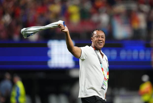 Bubista Cabo Verde celebrates during the Spain vs. Cape Verde match in Group H of the 2026 FIFA World Cup at Atlanta Stadium in Atlanta, United States, on June 15, 2026. Photo by DeFodi Images (Thor Wegner),detected_source_language