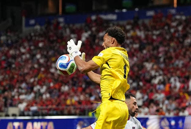 Vozinha Cabo Verde controls the ball during the Spain vs. Cape Verde match in Group H of the 2026 FIFA World Cup at Atlanta Stadium in Atlanta, United States, on June 15, 2026. Photo by DeFodi Images (Thor Wegner),detected_source_language