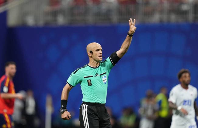 Adham Makhadmeh of Jordan gestures during the Spain vs. Cape Verde match in Group H of the 2026 FIFA World Cup at Atlanta Stadium in Atlanta, United States, on June 15, 2026. Photo by DeFodi Images (Thor Wegner),detected_source_language