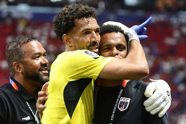 FIFA World Cup, WM, Weltmeisterschaft, Fussball 2026 - Group H - Spain vs Cabo Verde Goalkeeper Vozinha (C) of Cape Verde reacts after the FIFA World Cup 2026 group stage match Spain vs Cabo Verde, in Atlanta, USA, 15 June 2026. ATLANTA United States  Copyright: xRONALDxWITTEKx