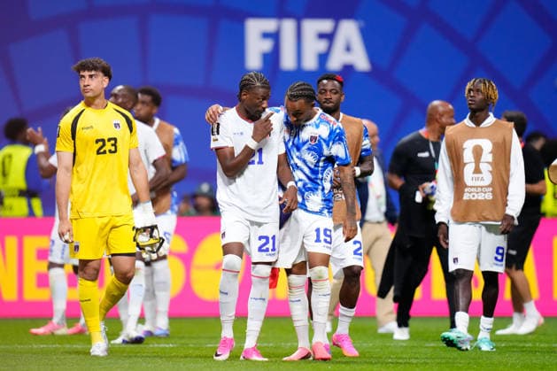 June 15, 2026, Atlanta, Georgia, United States: Nuno Da Costa and Dailon Livramento of Cabo Verde celebrate during the FIFA World Cup, WM, Weltmeisterschaft, Fussball 2026 Group H match between Spain and Cabo Verde at Atlanta Stadium on June 15, 2026 in Atlanta, United States. Atlanta United States - ZUMAa181 20260615_zaa_a181_072 Copyright: xJosexBretonx