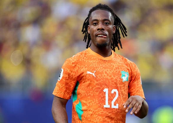 Cote D Ivoire v Ecuador: Group E - FIFA World Cup, WM, Weltmeisterschaft, Fussball 2026 Elye Wahi of Cote D Ivoire in action during the FIFA World Cup 2026 Group E match between Cote D Ivoire and Ecuador at Philadelphia Stadium on June 14, 2026 in Philadelphia, United States. WARNING! This Photograph May Only Be Used For Newspaper And Or Magazine Editorial Purposes. May Not Be Used For Publications Involving 1 player, 1 Club Or 1 Competition Without Written Authorisation From Football DataCo Ltd. For Any Queries, Please Contact Football DataCo Ltd on +44 (0) 207 864 9121 Philadelphia Philadelphia Stadium PA United States Copyright: xAllstarxPicturexLibraryxLtdx