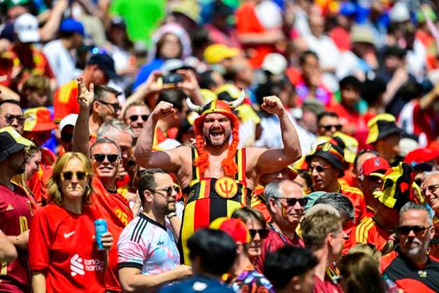 Belgium vs Egypt - 2026 FIFA World Cup, WM, Weltmeisterschaft, Fussball SEATTLE, USA - JUNE 15 : Illustration picture of Belgium fans, Obelgix during the FIFA World Cup 2026 Group G match between Belgium and Egypt at the Lumen Field stadium on June 15, 2026 in Seattle, USA, 15 06 2026 Seattle United States of America  Copyright: xJanxDexMeuleneirx