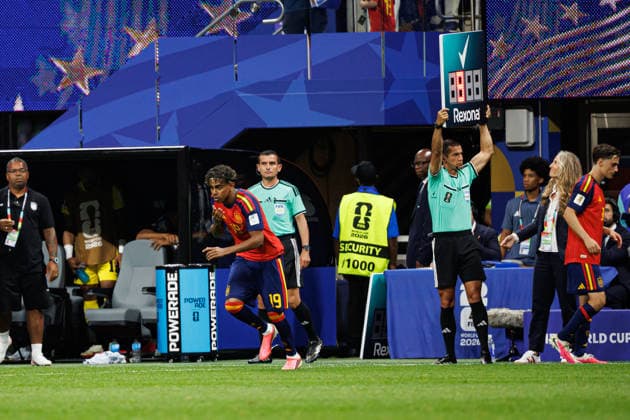 seen during FIFA World Cup, WM, Weltmeisterschaft, Fussball 2026 game between national teams of Spain and Cabo Verde (Grzegorz Wajda Ball Raw Images) Atlanta Monterrey Stadium USA Copyright: xGrzegorzxWajdax grzegorzwajda_spain_caboverde_4_2526-27