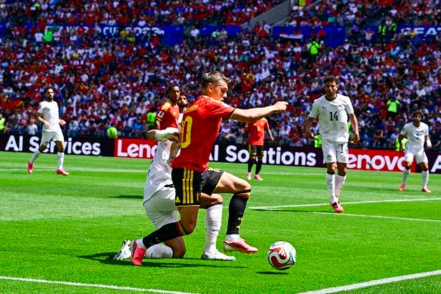 Belgium vs Egypt - 2026 FIFA World Cup, WM, Weltmeisterschaft, Fussball SEATTLE, USA - JUNE 15 : Trossard Leandro forward of Belgium in action during the FIFA World Cup 2026 Group G match between Belgium and Egypt at the Lumen Field stadium on June 15, 2026 in Seattle, USA, 15 06 2026 Seattle United States of America  Copyright: xJanxDexMeuleneirx