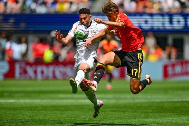 Belgium s Charles De Ketelaere pictured in action during a soccer game between Belgian national team, Nationalteam Red Devils and Egypt, on Monday 15 June 2026 in Seattle, the first game in the group stage of the FIFA World Cup, WM, Weltmeisterschaft, Fussball 2026 in the United States of America. The Diables Rouges - Rode Duivels were drawn into Group G. DIRKxWAEM  x177810013x
