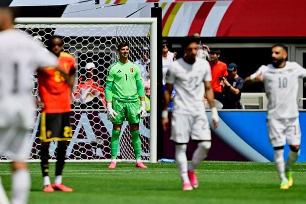 Belgium vs Egypt - 2026 FIFA World Cup, WM, Weltmeisterschaft, Fussball SEATTLE, USA - JUNE 15 : Courtois Thibaut goalkeeper of Belgium during the FIFA World Cup 2026 Group G match between Belgium and Egypt at the Lumen Field stadium on June 15, 2026 in Seattle, USA, 15 06 2026 Seattle United States of America  Copyright: xJanxDexMeuleneirx