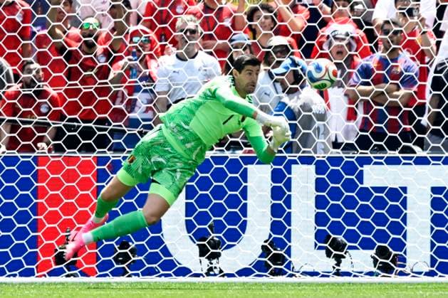 Belgium vs Egypt - 2026 FIFA World Cup, WM, Weltmeisterschaft, Fussball SEATTLE, USA - JUNE 15 : Courtois Thibaut goalkeeper of Belgium in action during the FIFA World Cup 2026 Group G match between Belgium and Egypt at the Lumen Field stadium on June 15, 2026 in Seattle, USA, 15 06 2026 Seattle United States of America  Copyright: xNicoxVereeckenx