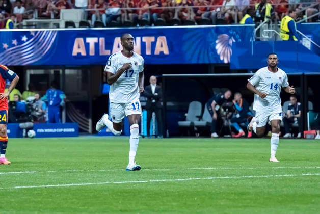 June 12, 2026, Atlanta, Georgia, USA: Cape Verde forward Willy Semedo (17) plays against Spain during their First Stage Group H match for the 2026 FIFA World Cup, WM, Weltmeisterschaft, Fussball in ATLANTA, Georgia. The game ends in a draw 0:0. Atlanta USA - ZUMAa161 20260612_aaa_a161_143 Copyright: xWalterxArcex