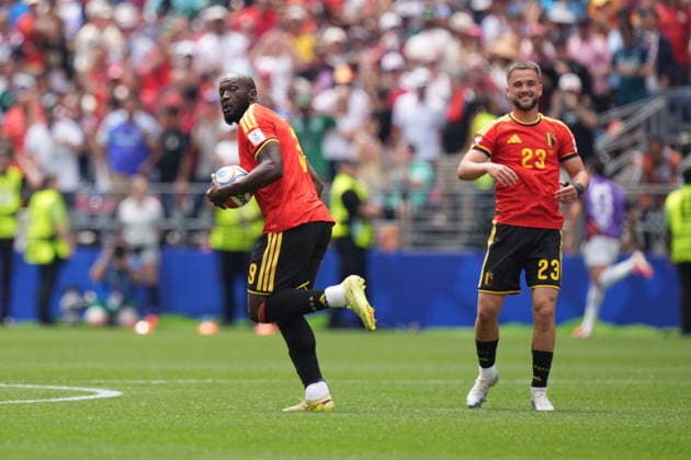 Belgium v Egypt - FIFA World Cup, WM, Weltmeisterschaft, Fussball 2026 - Group G SEATTLE, UNITED STATES - JUNE 15: Romelu Lukaku (9) of Belgium celebrates after a goal during the 2026 FIFA World Cup First Stage Group G match between Belgium and Egypt at Lumen Field (Seattle Stadium) in Seattle, Washington, United States on June 15, 2026. Ercin Erturk Anadolu Washington United States. Editorial use only. Please get in touch for any other usage.  Copyright: x2026xAnadoluxErcinxErturkx