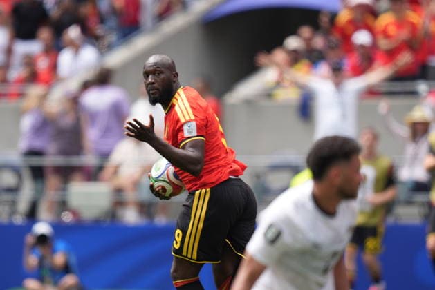 Belgium v Egypt - FIFA World Cup, WM, Weltmeisterschaft, Fussball 2026 - Group G SEATTLE, UNITED STATES - JUNE 15: Romelu Lukaku (9) of Belgium celebrates after a goal during the 2026 FIFA World Cup First Stage Group G match between Belgium and Egypt at Lumen Field (Seattle Stadium) in Seattle, Washington, United States on June 15, 2026. Ercin Erturk Anadolu Washington United States. Editorial use only. Please get in touch for any other usage.  Copyright: x2026xAnadoluxErcinxErturkx