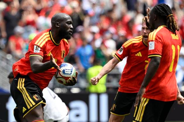 Belgium vs Egypt - 2026 FIFA World Cup, WM, Weltmeisterschaft, Fussball SEATTLE, USA - JUNE 15 : Lukaku Romelu forward of Belgium celebrates scoring a goal during the FIFA World Cup 2026 Group G match between Belgium and Egypt at the Lumen Field stadium on June 15, 2026 in Seattle, USA, 15 06 2026 Seattle United States of America  Copyright: xNicoxVereeckenx