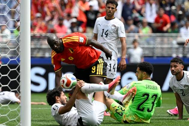 Belgium vs Egypt - 2026 FIFA World Cup, WM, Weltmeisterschaft, Fussball SEATTLE, USA - JUNE 15 : Lukaku Romelu forward of Belgium celebrates scoring a goal during the FIFA World Cup 2026 Group G match between Belgium and Egypt at the Lumen Field stadium on June 15, 2026 in Seattle, USA, 15 06 2026 Seattle United States of America  Copyright: xNicoxVereeckenx