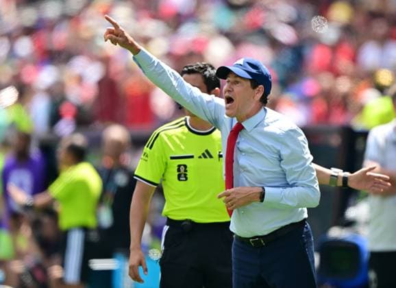 Belgium s head coach Rudi Garcia reacts during a soccer game between Belgian national team, Nationalteam Red Devils and Egypt, on Monday 15 June 2026 in Seattle, the first game in the group stage of the FIFA World Cup, WM, Weltmeisterschaft, Fussball 2026 in the United States of America. The Diables Rouges - Rode Duivels were drawn into Group G. DIRKxWAEM  x177814978x