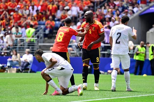 Belgium vs Egypt - 2026 FIFA World Cup, WM, Weltmeisterschaft, Fussball SEATTLE, USA - JUNE 15 : Lukaku Romelu forward of Belgium looking dejected during the FIFA World Cup 2026 Group G match between Belgium and Egypt at the Lumen Field stadium on June 15, 2026 in Seattle, USA, 15 06 2026 Seattle United States of America  Copyright: xJanxDexMeuleneirx