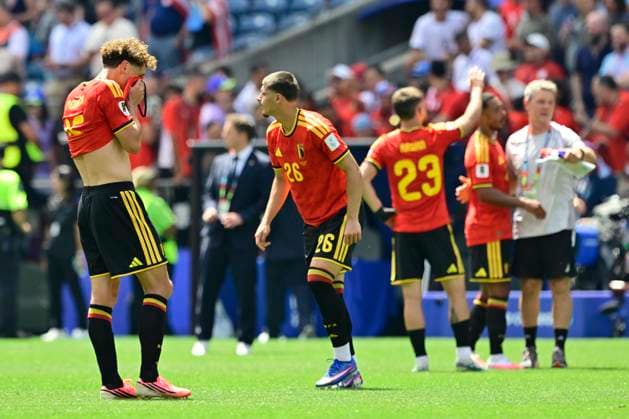 Belgium vs Egypt - 2026 FIFA World Cup, WM, Weltmeisterschaft, Fussball SEATTLE, USA - JUNE 15 : Meunier Thomas defender of Belgium after the game during the FIFA World Cup 2026 Group G match between Belgium and Egypt at the Lumen Field stadium on June 15, 2026 in Seattle, USA, 15 06 2026 Seattle United States of America  Copyright: xJanxDexMeuleneirx