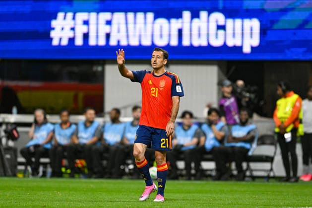 Football, 2026 FIFA World Cup, Records, Spain’s Mikel Oyarzabal went the first 30 minutes without touching the ball