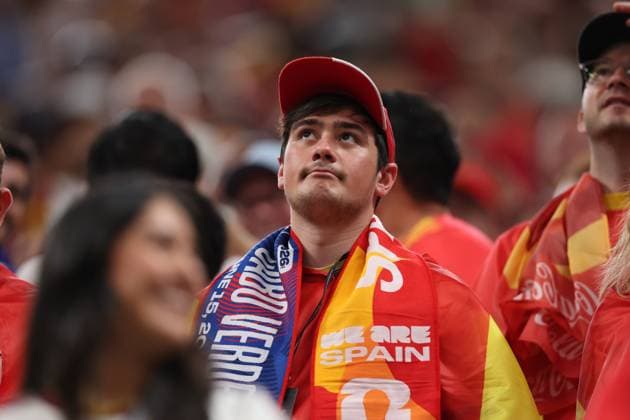 Spain v Cabo Verde: Group H - FIFA World Cup, WM, Weltmeisterschaft, Fussball 2026 Spain fans after the FIFA World Cup Group H match between Spain and Cape Verde at the Mercedes-Benz Stadium in Atlanta, United States, on June 15, 2026. Atlanta Georgia United States  Copyright: xMIxNewsx originalFilename:fletcher-spainvsc260615_npoSF.jpg