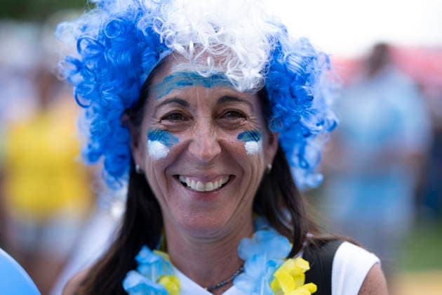 May 25, 2026, Miami Gardens, Florida, USA: Uruguay fan before the World Cup Group H, Round 1 match between Uruguay and Saudi Arabia at Miami Stadium Sports News - May 25, 2026  - ZUMAd212 20260525_zsp_d212_023 Copyright: xRichardxDolex