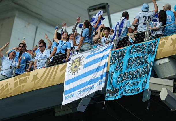 FIFA World Cup, WM, Weltmeisterschaft, Fussball 2026 - Group H - Saudi Arabia vs Uruguay Supporters of Uruguay before the FIFA World Cup 2026 group stage match Saudi Arabia against Uruguay, in Miami, USA, 15 June 2026. MIAMI United States  Copyright: xCRISTOBALxHERRERA-ULASHKEVICHx