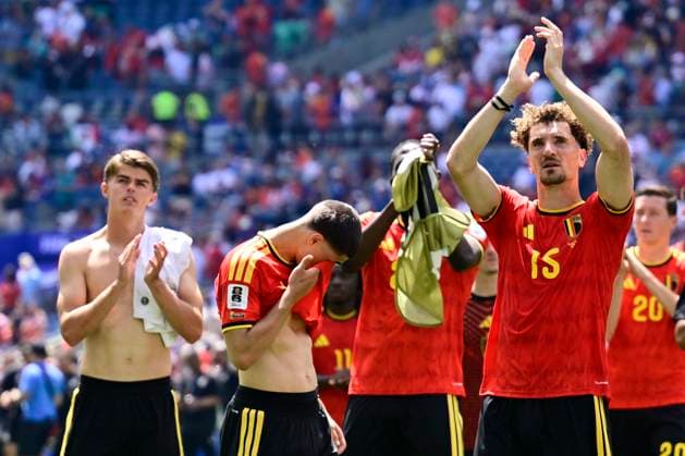 Belgium vs Egypt - 2026 FIFA World Cup, WM, Weltmeisterschaft, Fussball SEATTLE, USA - JUNE 15 : Meunier Thomas defender of Belgium after the game during the FIFA World Cup 2026 Group G match between Belgium and Egypt at the Lumen Field stadium on June 15, 2026 in Seattle, USA, 15 06 2026 Seattle United States of America  Copyright: xJanxDexMeuleneirx