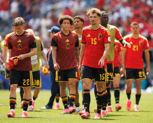 SEATTLE, WASHINGTON - JUNE 15: Thomas Meunier of Belgium looks on after the FIFA World Cup, WM, Weltmeisterschaft, Fussball 2026 Group G match between Belgium and Egypt at Seattle Stadium on June 15, 2026 in Seattle, Washington.  Copyright: xMBxMediax