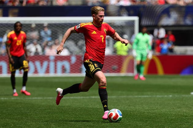 Kevin De Bruyne of Belgium dribbles the ball during the FIFA World Cup, WM, Weltmeisterschaft, Fussball 2026 match between Belgium and Egypt at Lumen Field, Seattle, USA on 15 June 2026. Copyright: xPeterxDovganx 45070057