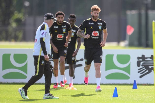 Soccer, 2026 World Cup, 20260615, Brazil Training In the photo, from left Copyright: Passion2Press MarkusxFischerx