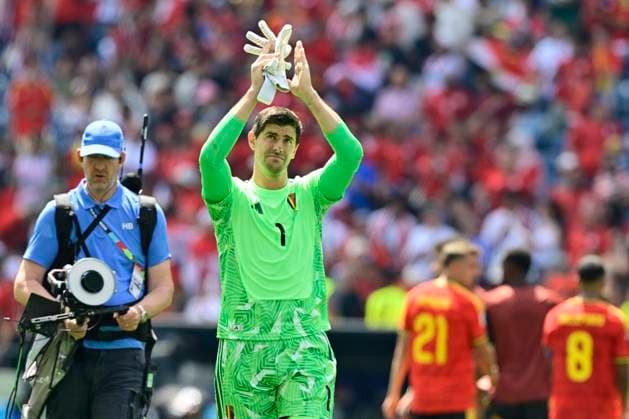 Belgium vs Egypt - 2026 FIFA World Cup, WM, Weltmeisterschaft, Fussball SEATTLE, USA - JUNE 15 : Courtois Thibaut goalkeeper of Belgiumduring the FIFA World Cup 2026 Group G match between Belgium and Egypt at the Lumen Field stadium on June 15, 2026 in Seattle, USA, 15 06 2026 Seattle United States of America  Copyright: xJanxDexMeuleneirx