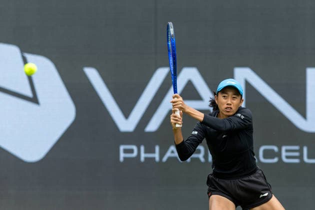 VANDA Pharmaceuticals Berlin Tennis Open 2026 Shuai Zhang during VANDA Pharmaceuticals Berlin Tennis Open 2026 in Berlin, Germany, on June 15, 2026 Berlin Germany  Copyright: xFotoxOlimpikx originalFilename:jastrzebowski-vandapha260615_npJvz.jpg