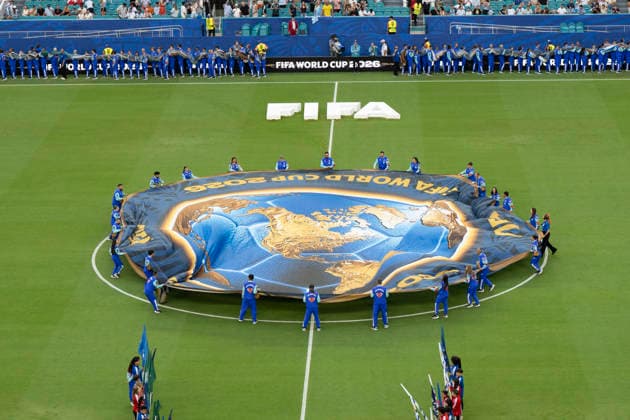May 25, 2026, Miami Gardens, Florida, USA: Pre game ceremonies on the pitch before the World Cup Group H, Round 1 match between Uruguay and Saudi Arabia at Miami Stadium. World Cup 2026: Group H: Uruguay Vs. Saudi Arabia  - ZUMAd212 20260525_zsp_d212_029 Copyright: xRichardxDolex