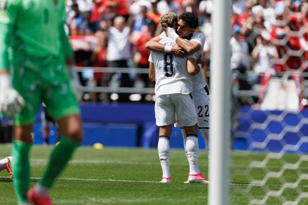 June 15, 2026, Seattle, Washington, United States of America: Emam Ashour of Egypt opens the scoring during the FIFA World Cup, WM, Weltmeisterschaft, Fussball 2026 Group F match between Belgium and Egypt at Lumen Field. Seattle United States of America - ZUMAc318 20260615_zsp_c318_076 Copyright: xJohnxCarusix
