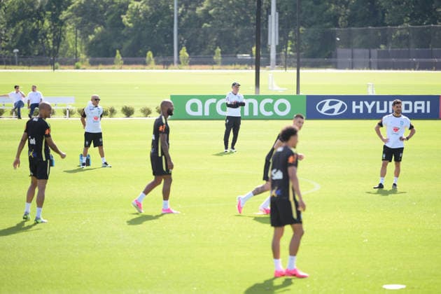 Soccer, 2026 World Cup, 20260615, Brazil training. Pictured Copyright: Passion2Press MarkusxFischerx