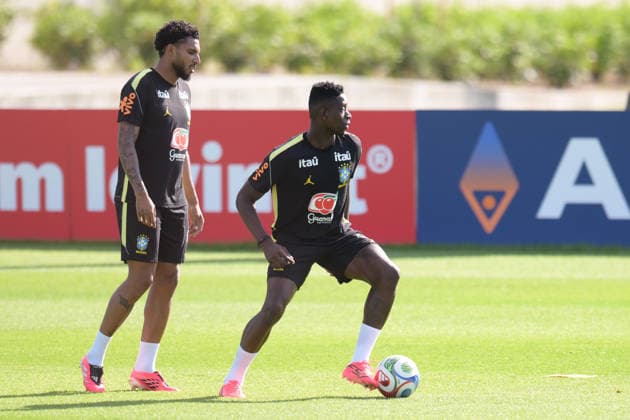 Soccer, 2026 World Cup, 20260615, Brazil Training In the photo, from left Copyright: Passion2Press MarkusxFischerx