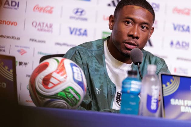 SOCCER - FIFA World Cup, WM, Weltmeisterschaft, Fussball 2026, SANTA CLARA,CALIFORNIA,USA,16.JUN.26 - SOCCER - FIFA World Cup 2026, group stage, Austria vs Jordan, preview. Image shows David Alaba (AUT).  GEPAxpictures xArminxRauthner